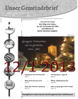 Gemeindebrief 12/1 2013