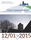 Gemeindebrief Dezember/Januar 2015